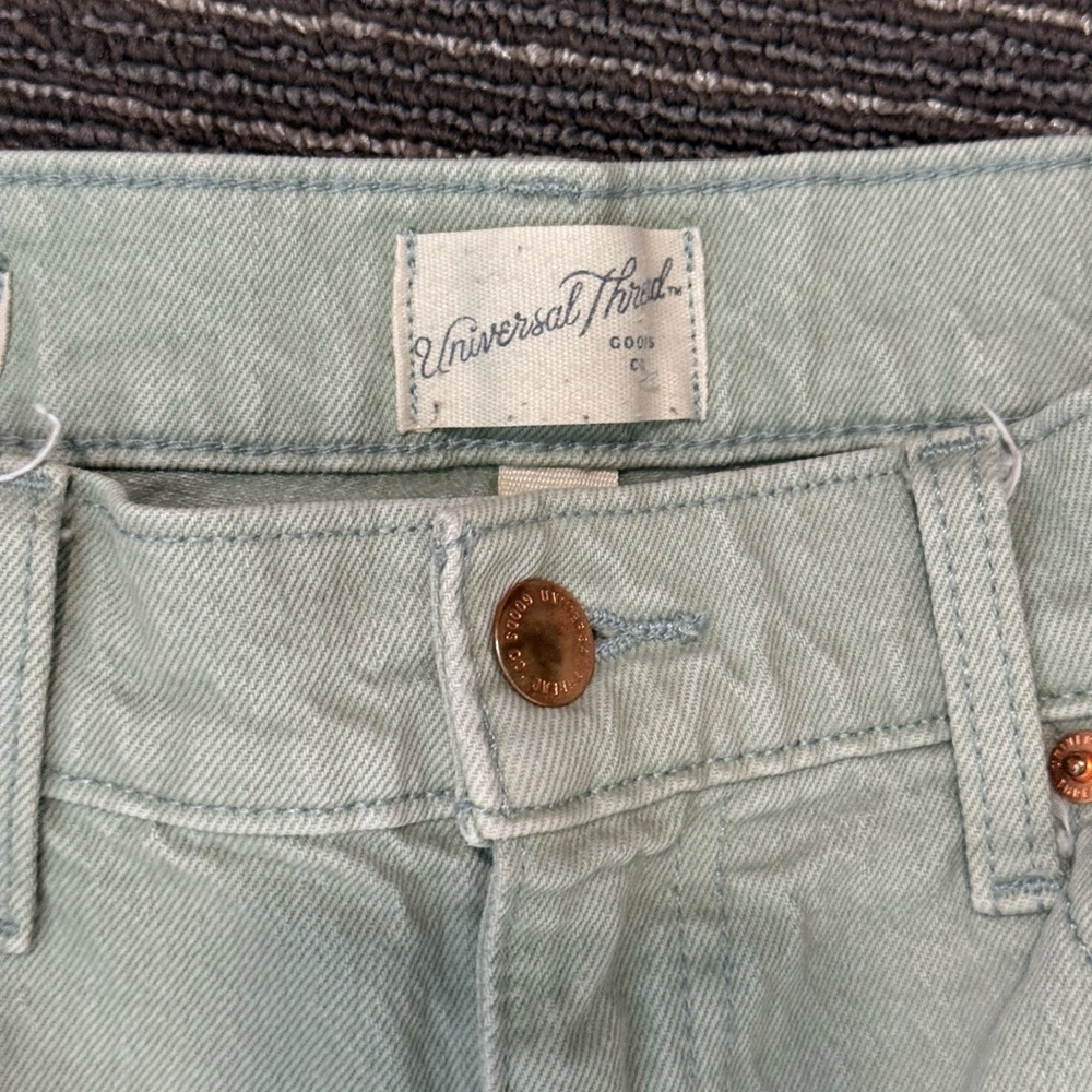 Universal Thread Mint Green Straight-Leg Jeans - image 3